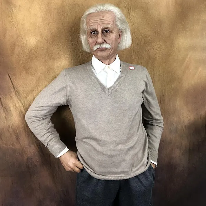 Albert Einstein Hyper Realistic Waxworks