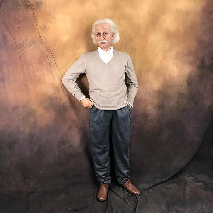 Albert Einstein Hyper Realistic Waxworks