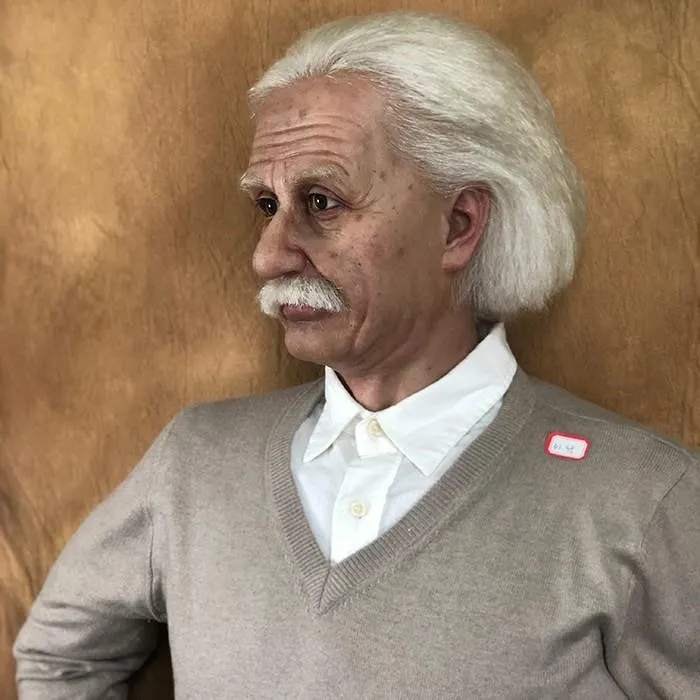 Albert Einstein Hyper Realistic Waxworks